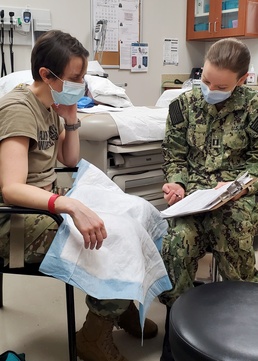 Expanding Compassionate Care for Sexual Assault Survivors: Fort Drum sexual assault healthcare specialist provides training in forensic examinations to Navy doctor