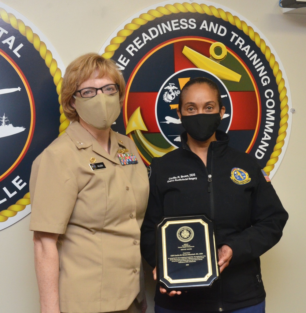 Naval Hospital Jacksonville Dentist Award