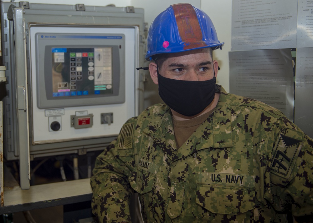 GHWB Sailors at Work