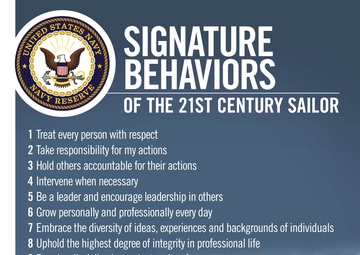 Signature Behaviors of the 21st Century Sailor