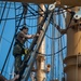 USS Constitution Sailors go underway with USCGS Eagle