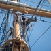 USS Constitution Sailors go underway with USCGS Eagle