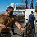 USS Constitution Sailors go underway with USCGS Eagle