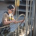 USS Constitution Sailors go underway with USCGS Eagle