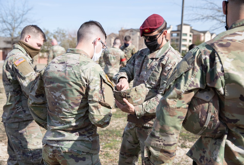 Paratroopers conduct a jump to maintain readiness and proficiency