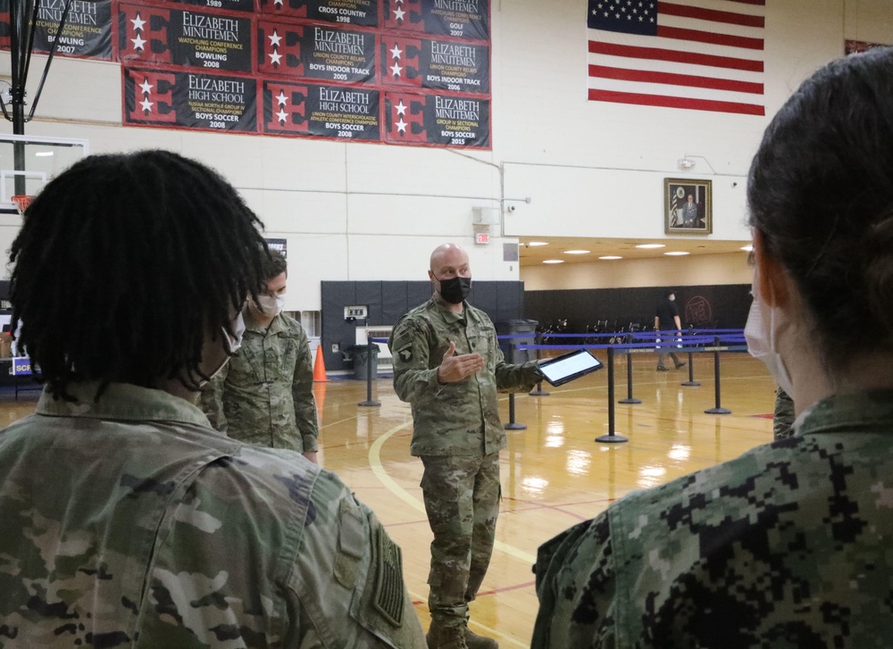U.S. Army Soldiers aid FEMA in administering COVID-19 vaccine to Elizabeth community