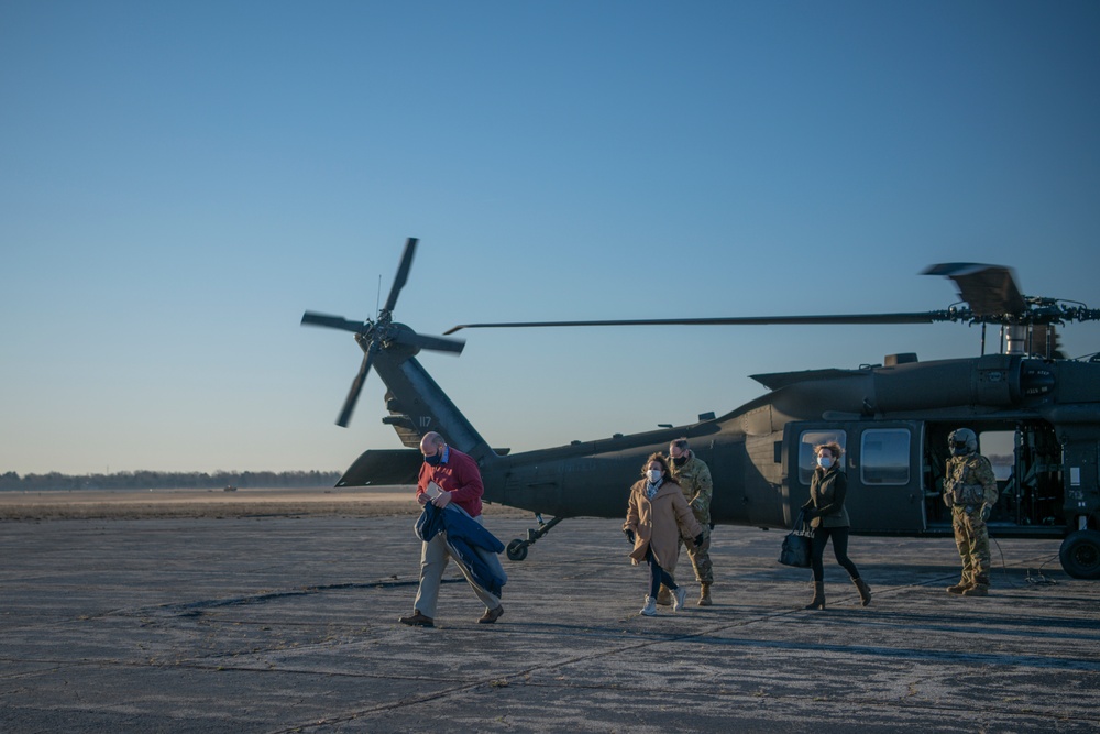 Michigan congressional delegation visits 110th Wing, Battle Creek