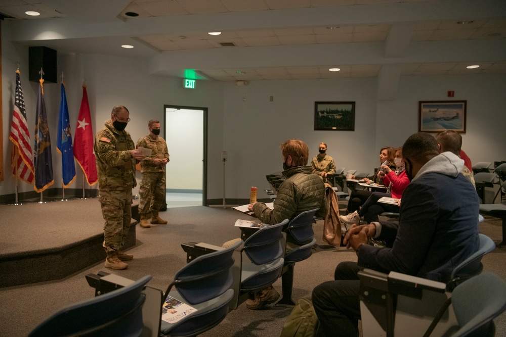 Michigan congressional delegation visits 110th Wing, Battle Creek