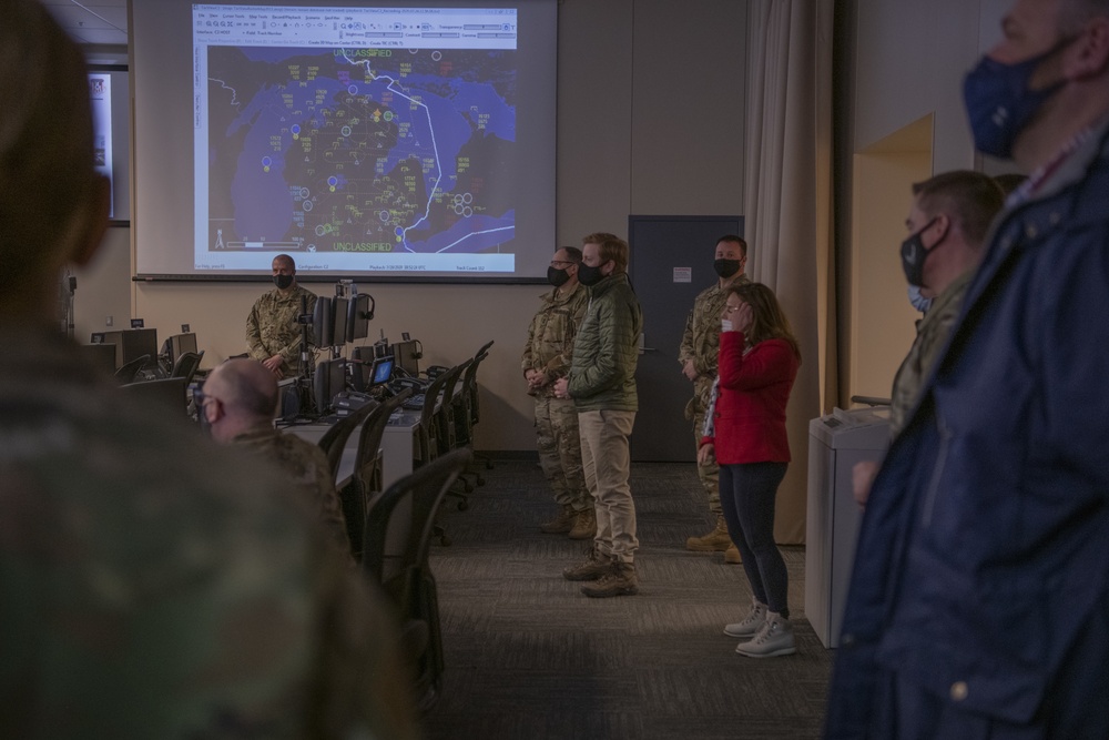 Michigan congressional delegation visits 110th Wing, Battle Creek