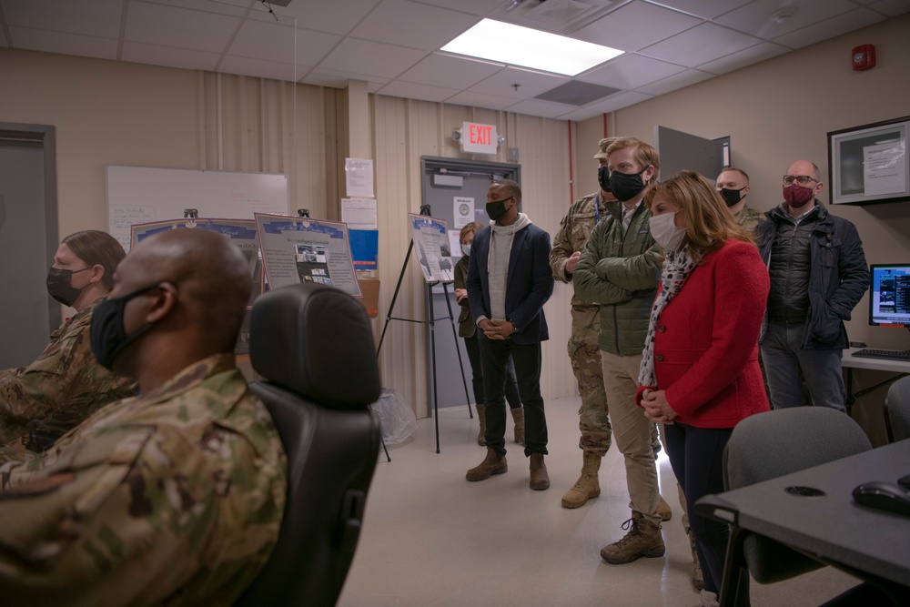 Michigan congressional delegation visits 110th Wing, Battle Creek