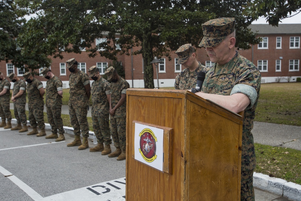 II MEF honors fallen Marines from OIF and OEF with plaque dedication ceremony