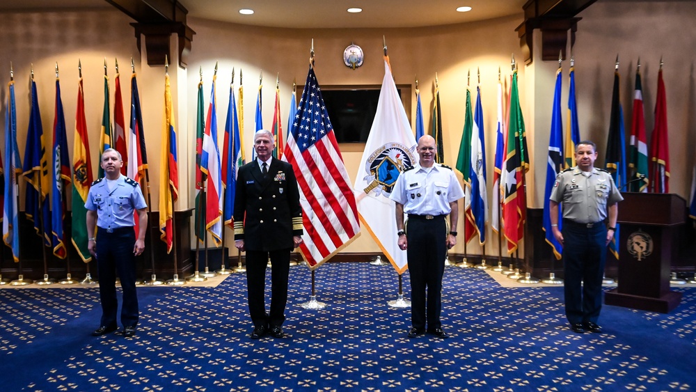 USSOUTHCOM Commander Admiral Faller visits the IADC