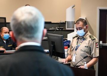 USSOUTHCOM Commander Admiral Faller visits the IADC