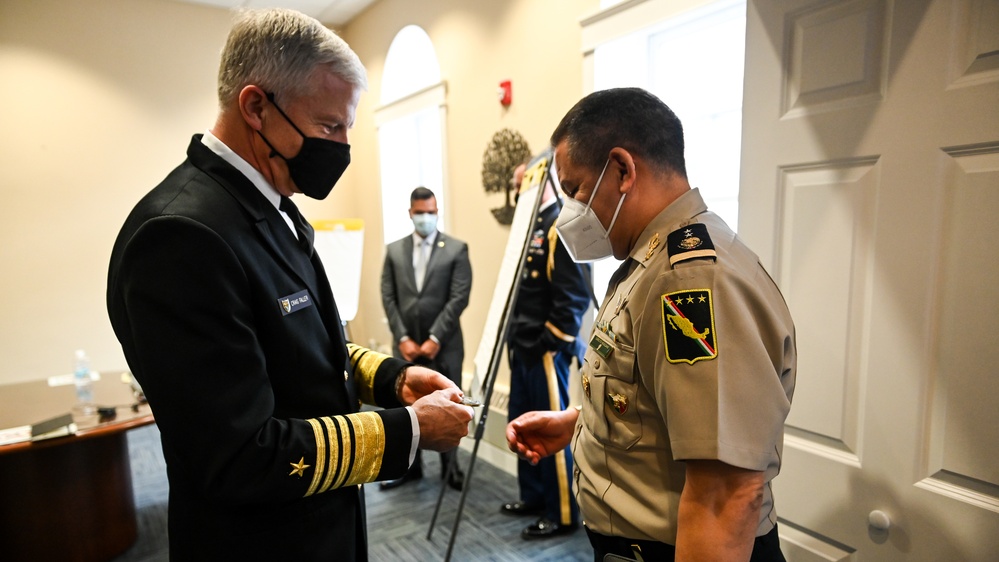 USSOUTHCOM Commander Admiral Faller visits the IADC