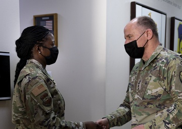 U.S. Transportation Command commander recognizes 386 AEW Airmen