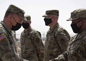 U.S. Transportation Command commander recognizes 386 AEW Airmen