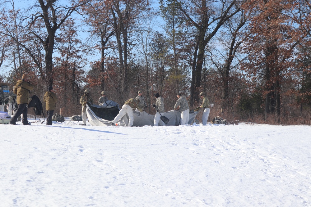 Fort McCoy CWOC class 21-04 students conduct field training at South Post training area
