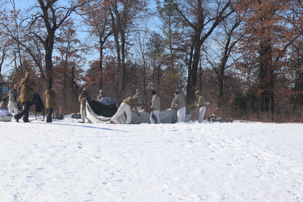 Fort McCoy CWOC class 21-04 students conduct field training at South Post training area
