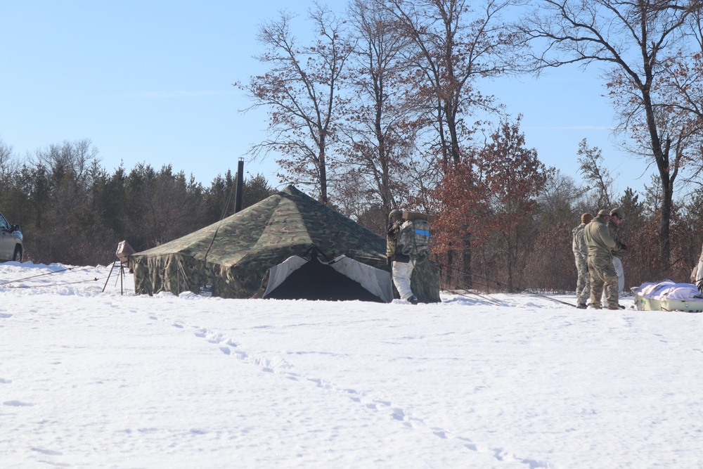 Fort McCoy CWOC class 21-04 students conduct field training at South Post training area