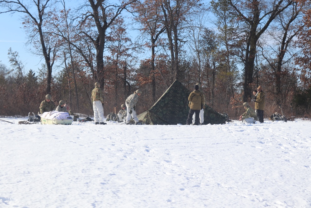 Fort McCoy CWOC class 21-04 students conduct field training at South Post training area