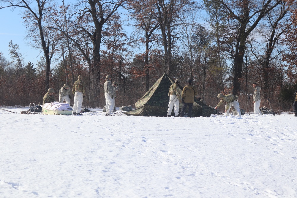 Fort McCoy CWOC class 21-04 students conduct field training at South Post training area