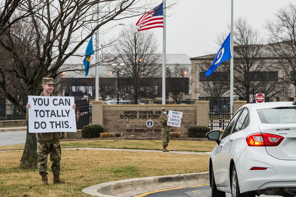 Team Dover spreads positive affirmations