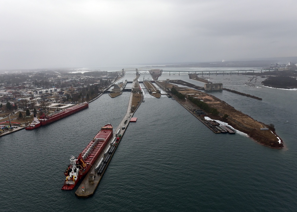 Air Station Traverse City supports seasonal re-opening of Soo Locks