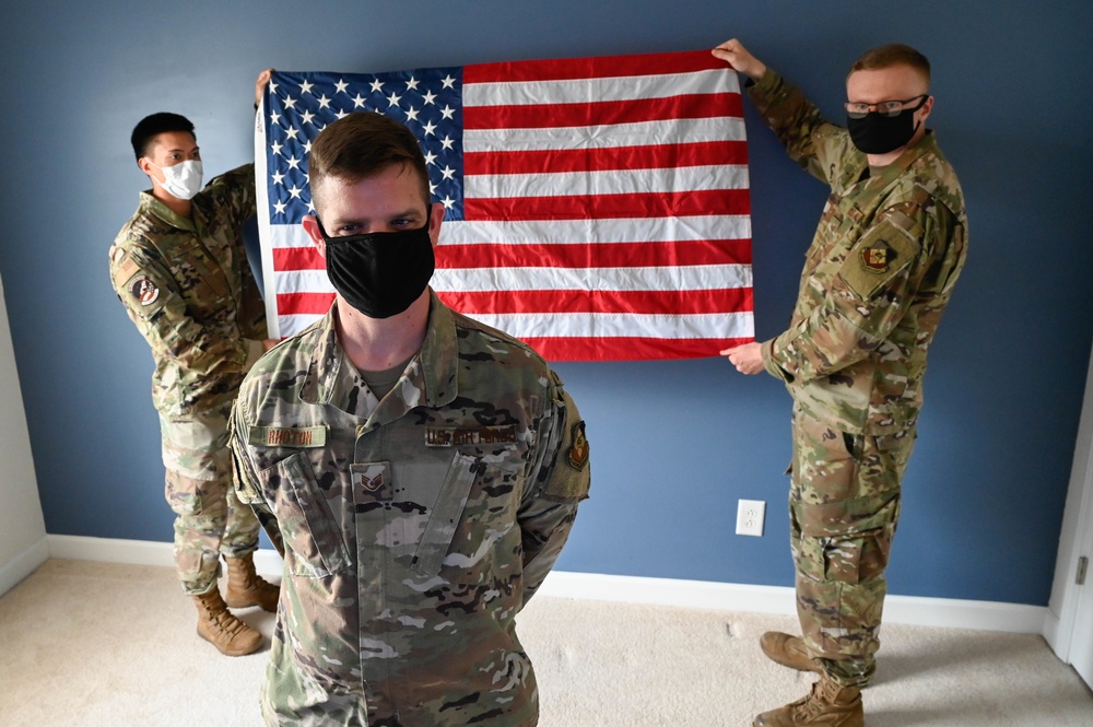 General Brown Officiates SSgt. David Rhoton’s Reenlistment