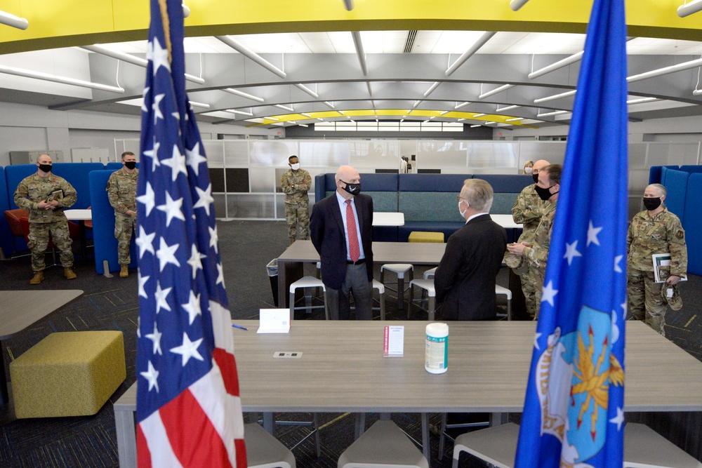 Secretary of the Air Force John Roth visits Wright-Patterson Air Force Base