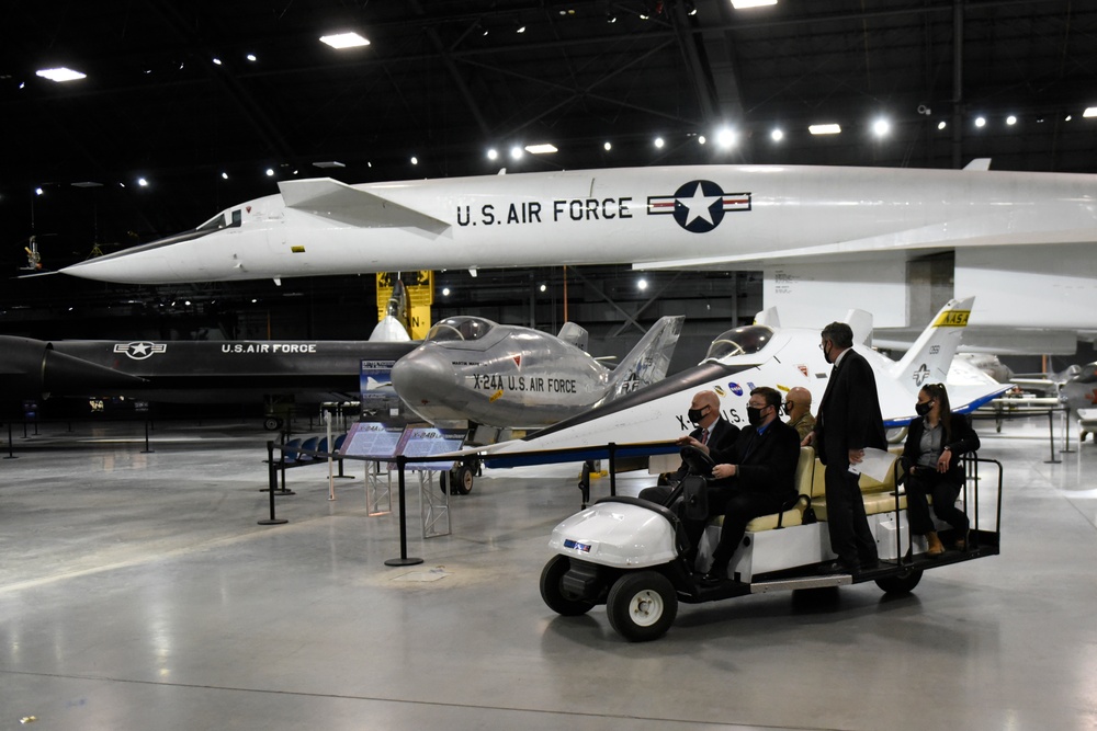 Secretary of the Air Force John Roth visits Wright-Patterson Air Force Base
