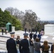 In honor of Medal of Honor Day, Medal of Honor Recipients U.S. Navy Master Chief Special Warfare Operator Edward Byers, Jr. and U.S. Army 1st Lt. Brain Thacker participate in an Army Full Honors Wreath-Laying Ceremony at the Tomb of the Unknown Soldier