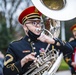 In honor of Medal of Honor Day, Medal of Honor Recipients U.S. Navy Master Chief Special Warfare Operator Edward Byers, Jr. and U.S. Army 1st Lt. Brain Thacker participate in an Army Full Honors Wreath-Laying Ceremony at the Tomb of the Unknown Soldier