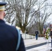 In honor of Medal of Honor Day, Medal of Honor Recipients U.S. Navy Master Chief Special Warfare Operator Edward Byers, Jr. and U.S. Army 1st Lt. Brain Thacker participate in an Army Full Honors Wreath-Laying Ceremony at the Tomb of the Unknown Soldier