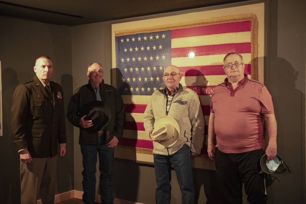 Wyoming State Museum unveils newly restored flag from the Spanish-American War