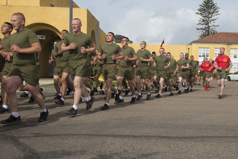Alpha Company Motivational Run
