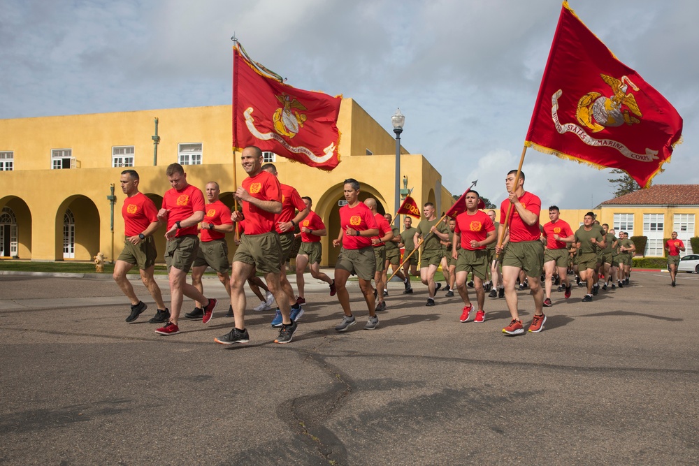 Alpha Company Motivational Run