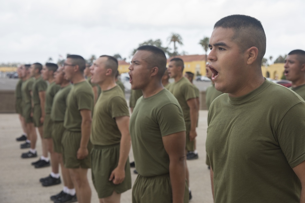 Alpha Company Motivational Run