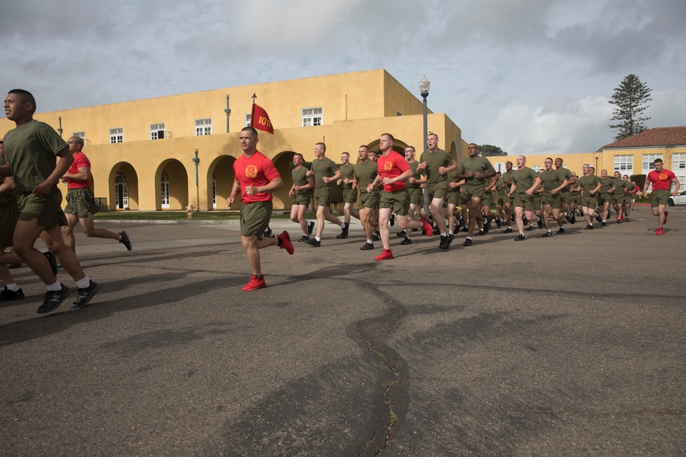 Alpha Company Motivational Run