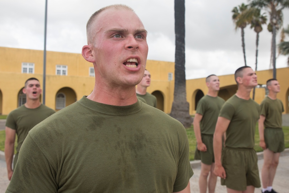 Alpha Company Motivational Run