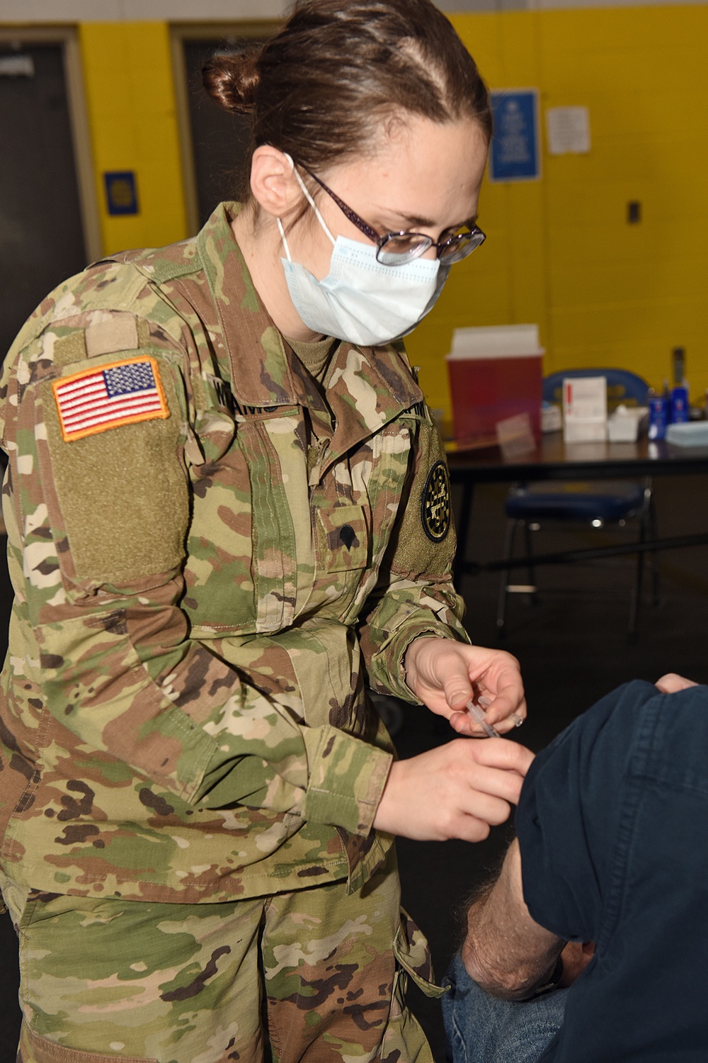 Michigan’s Task Force North Administers the COVID-19 Vaccine