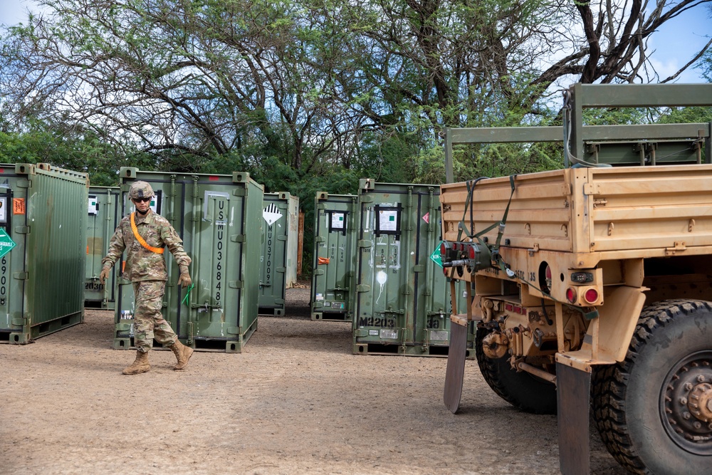 Sustainment Brigade Vehicle Offload