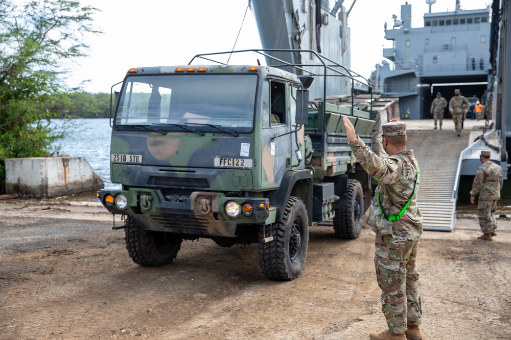 Sustainment Brigade Vehicle Offload
