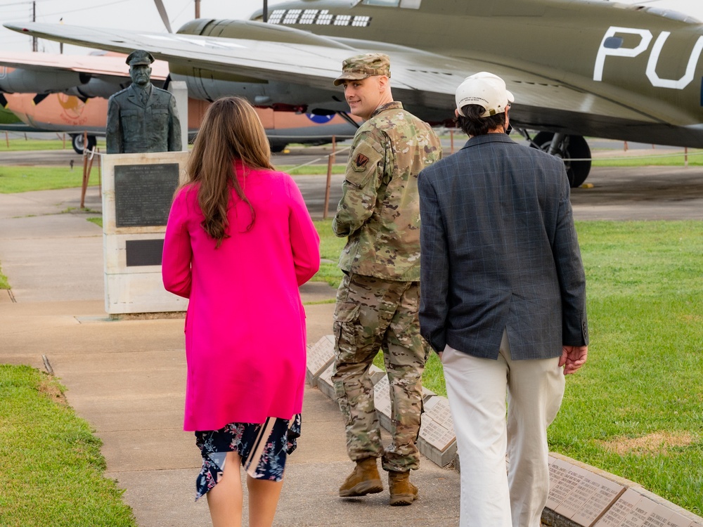 Miss America visits Barksdale