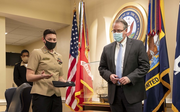 SECNAV Office Desk Presentation