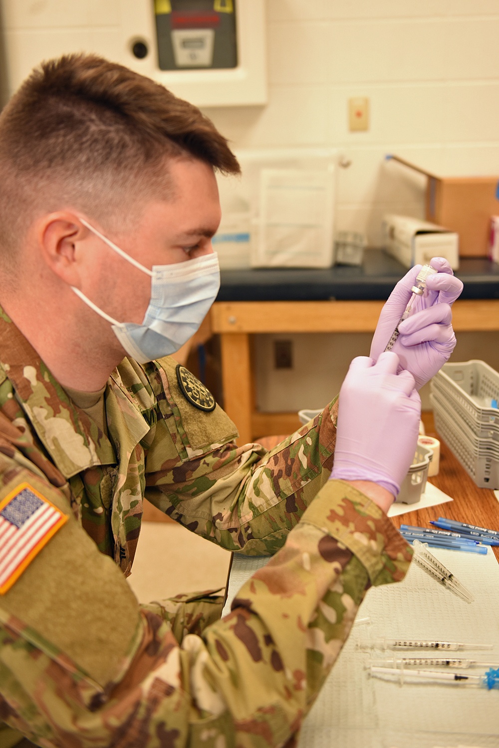 Michigan’s Task Force North Administers the COVID-19 Vaccine
