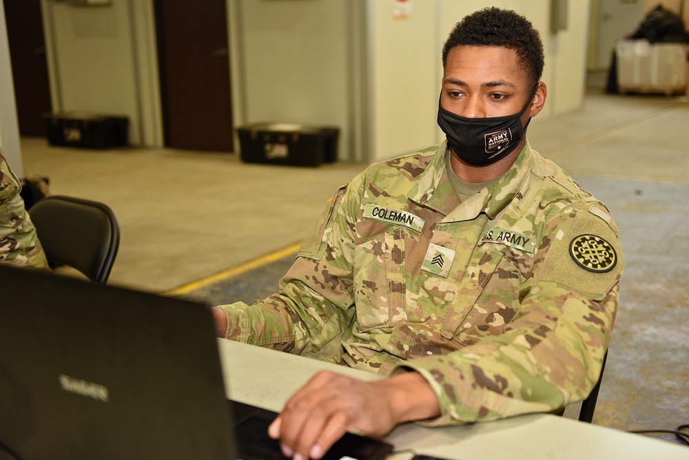 Michigan’s Task Force North Administers the COVID-19 Vaccine at Selfridge Air National Guard Base