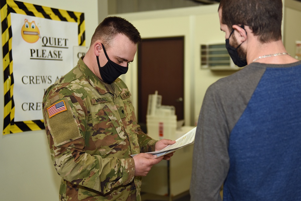 Michigan’s Task Force North Administers the COVID-19 Vaccine to Veterans