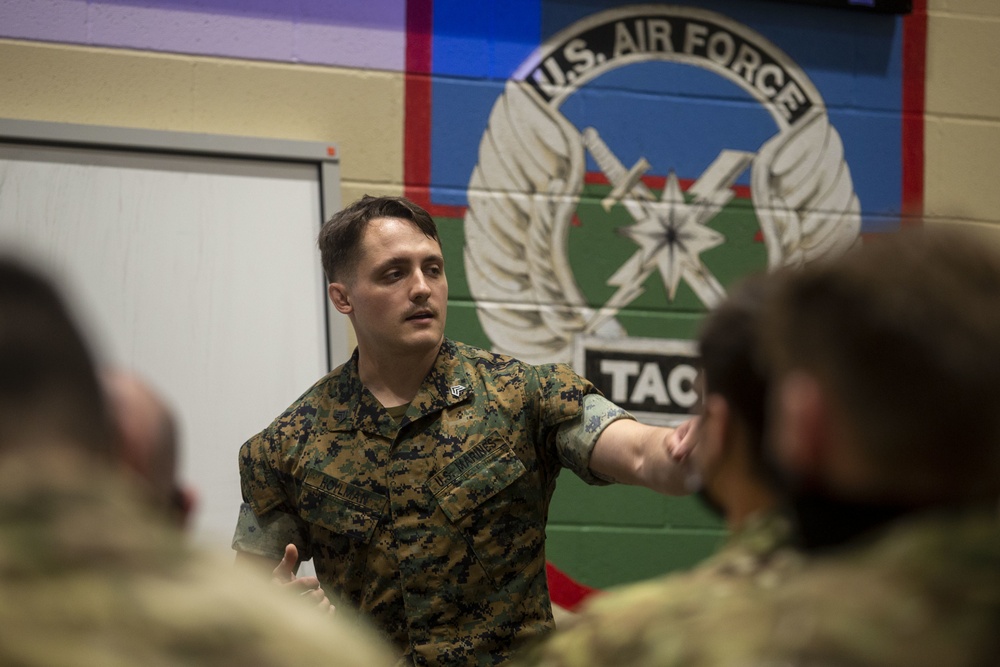 ANGLICO Marines teach TACP airmen