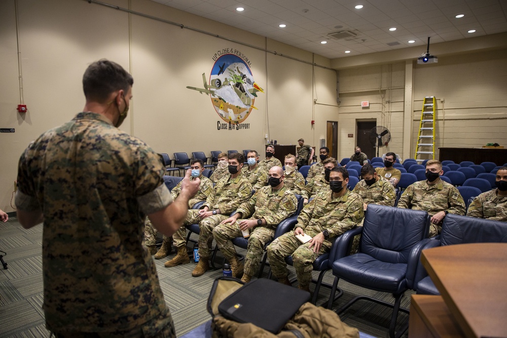 ANGLICO Marines teach TACP airmen