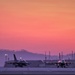 Wolf Pack F-16s take off at dawn